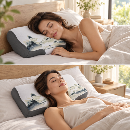 Perna cervicala ortopedica ergonomica pentru somn [5]