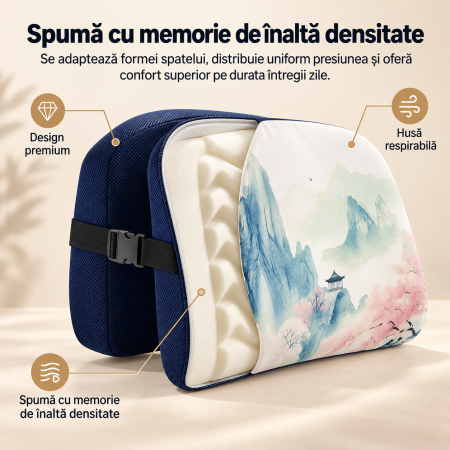 Perna lombara pentru suport spate si confort zilnic [3]
