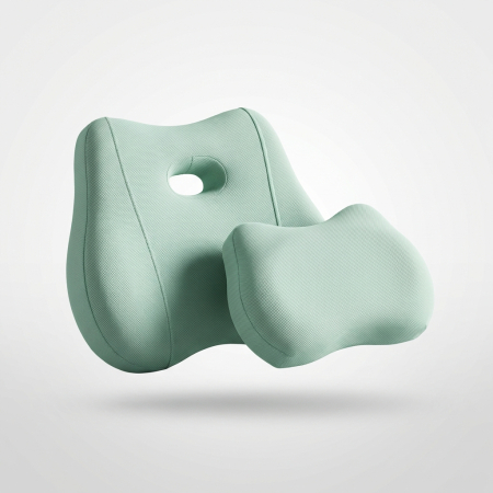 Perne lombare pentru scaun - Set ergonomic pentru relaxare spate si gat acasa sau birou