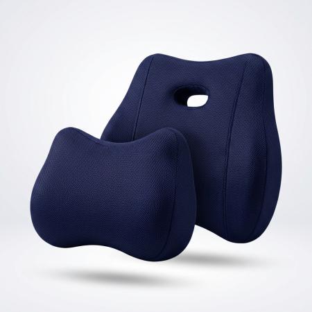 Set ergonomic cu suport lombar si perna cervicala pentru confort zilnic [1]