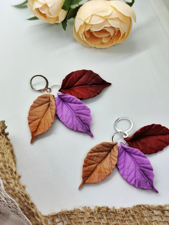 Cercei & coliere - Cercei Fall for Purple