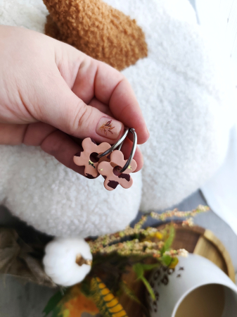 Cercei hoop Nude [1]