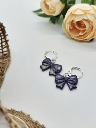 Cercei & coliere - Cercei Fundițe blue