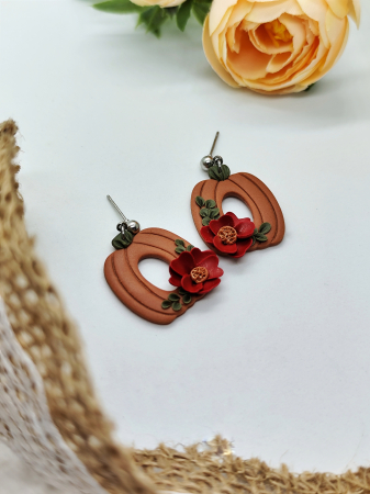 Cercei floral pumpkin [1]