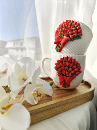 Căni - Cană Red Bouquet