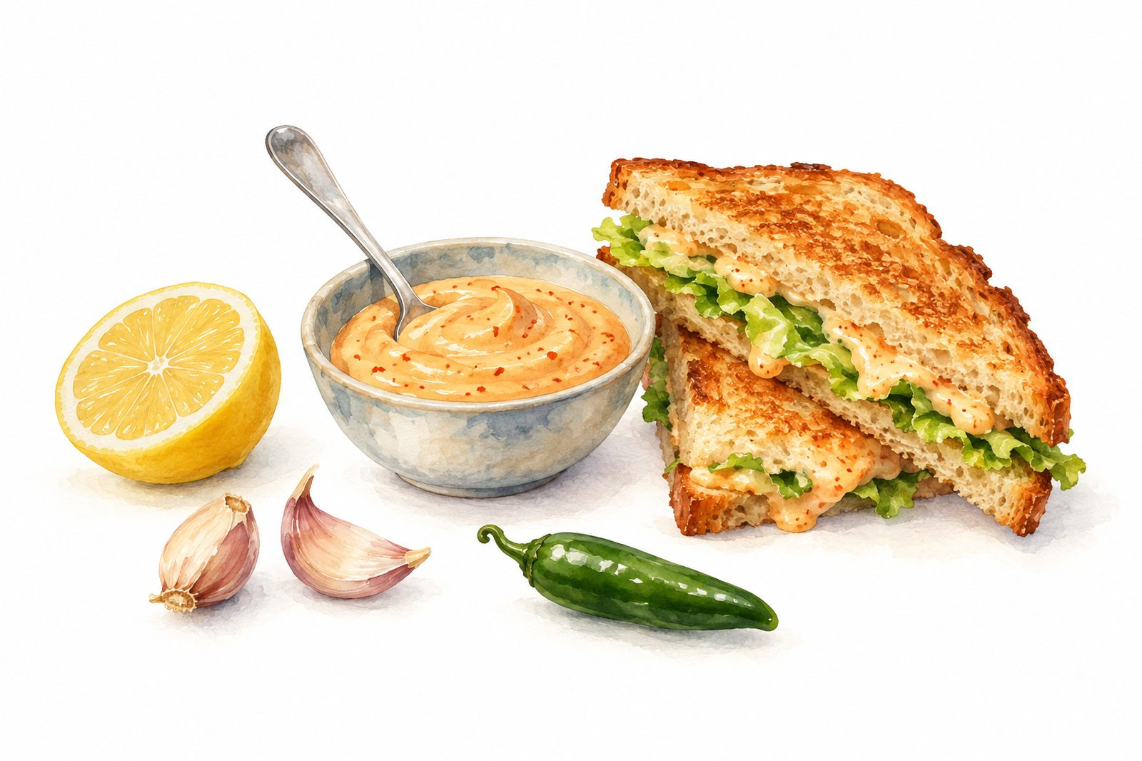 Aioli Picant pentru Sandvișuri: Rețetă