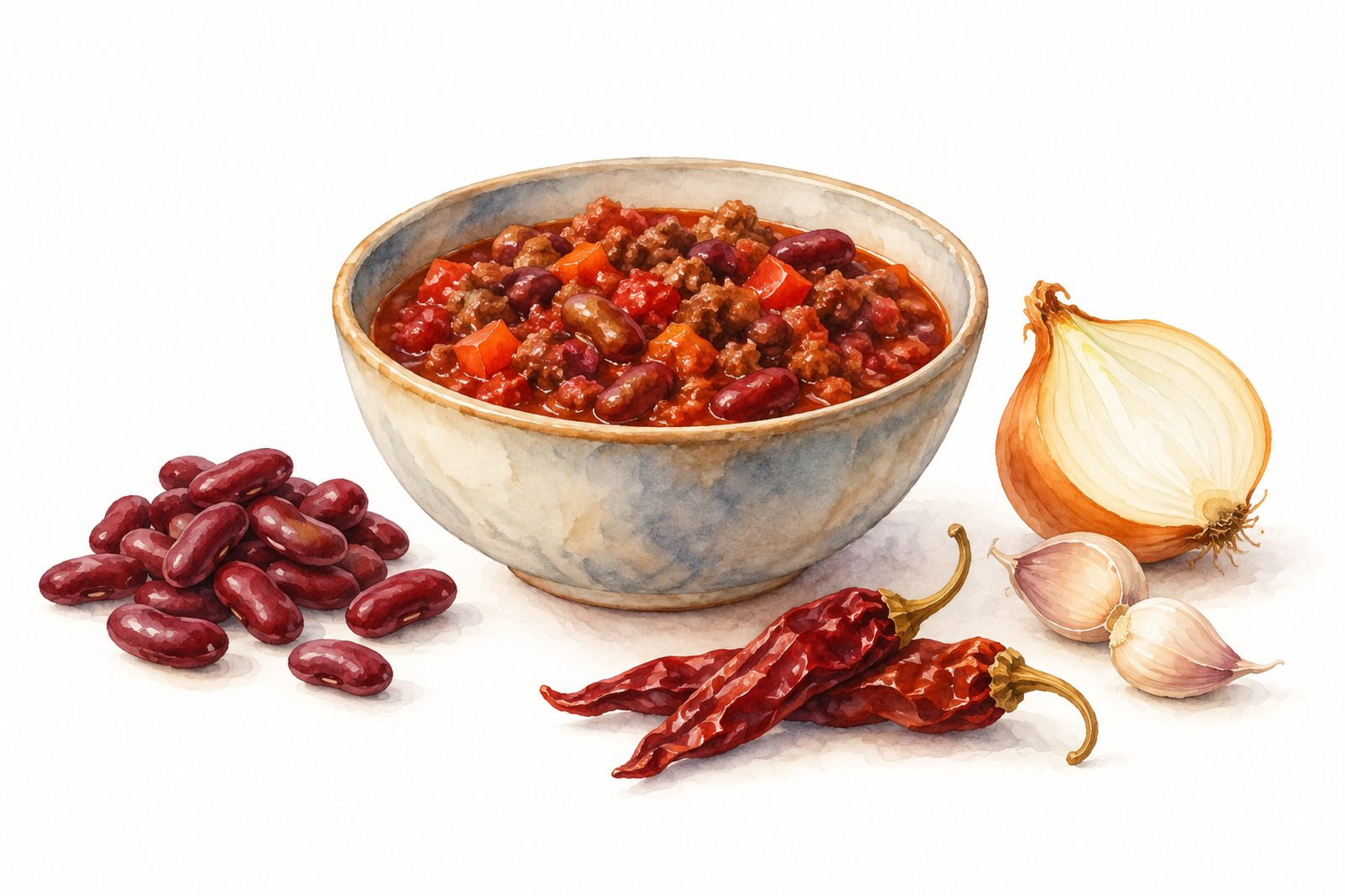 Chili Con Carne Picant: Rețetă