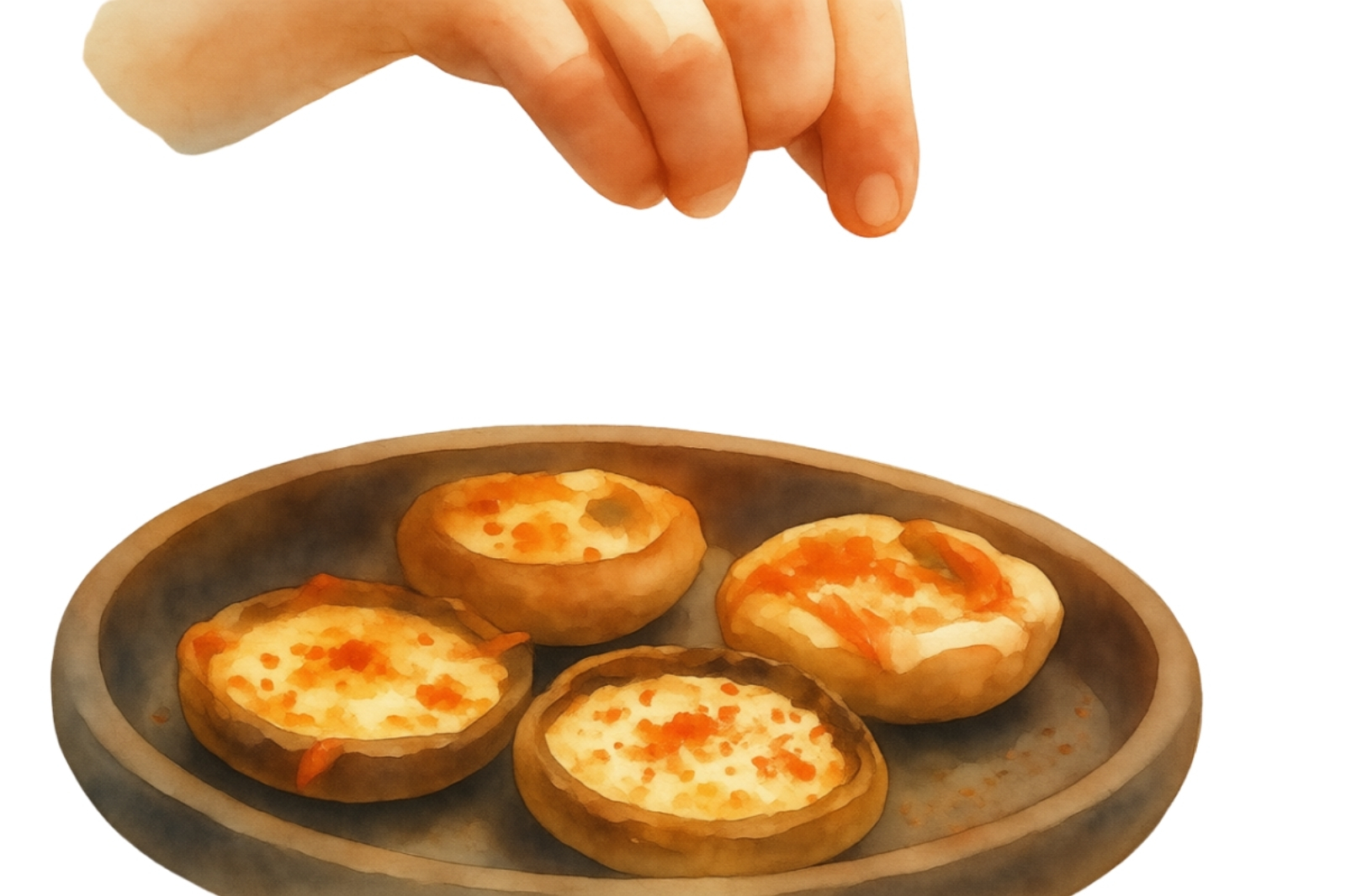 Ciuperci Umplute Picante: Rețetă