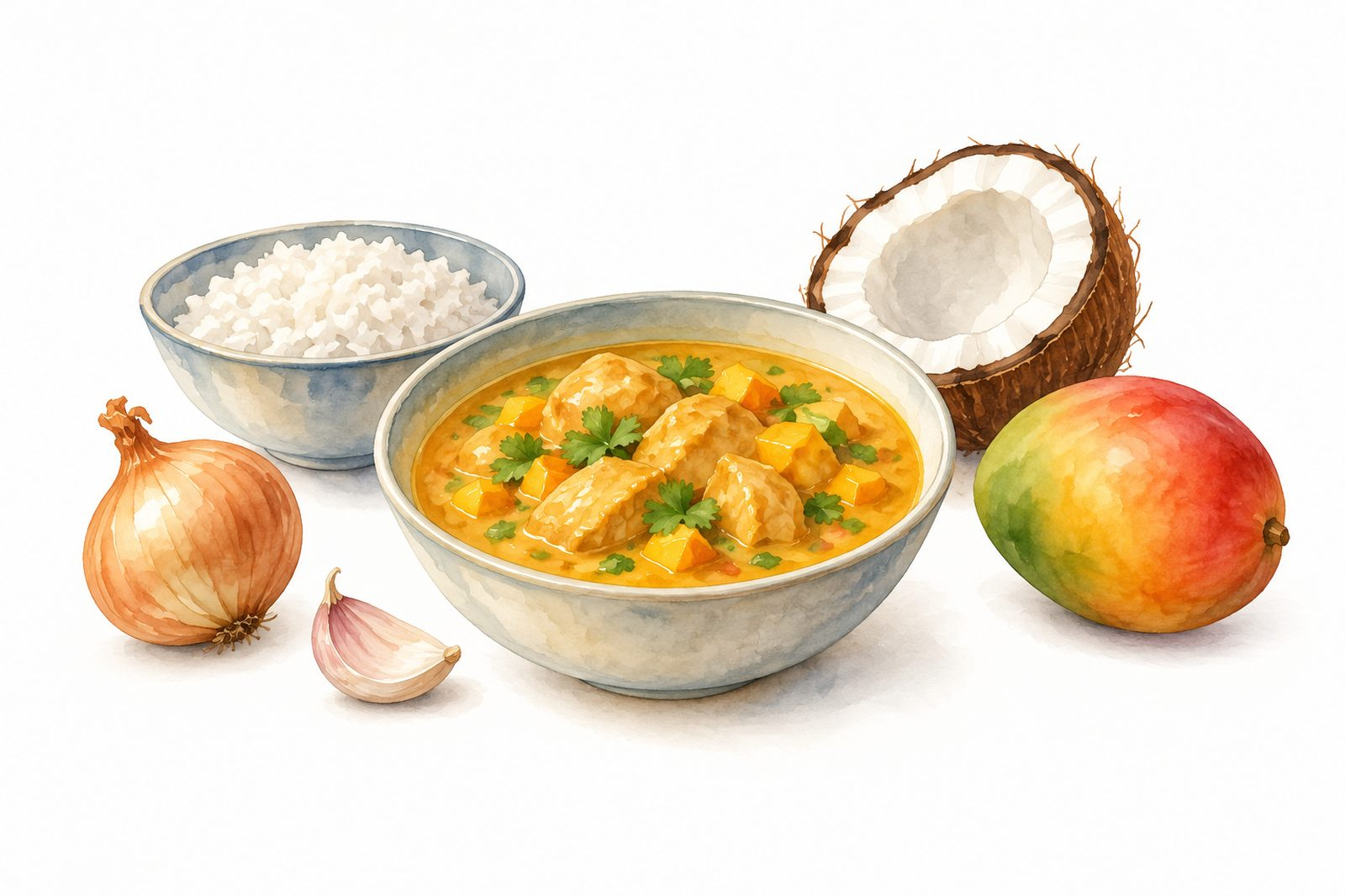 Curry de Pui Picant: Rețetă