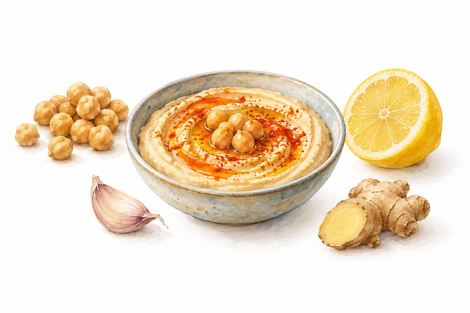 Hummus Picant: Rețetă