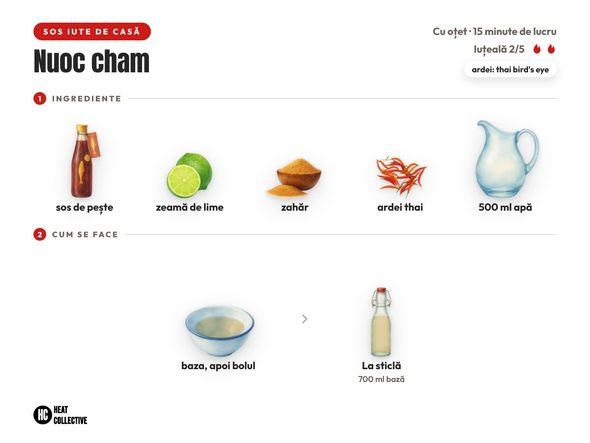 Nuoc cham: sosul de masă vietnamez