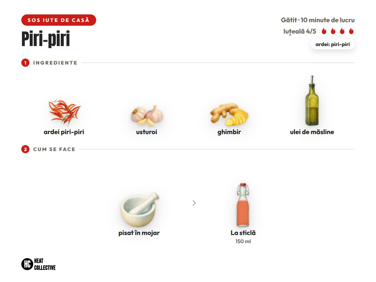 Piri-piri: sosul african dus în Portugalia