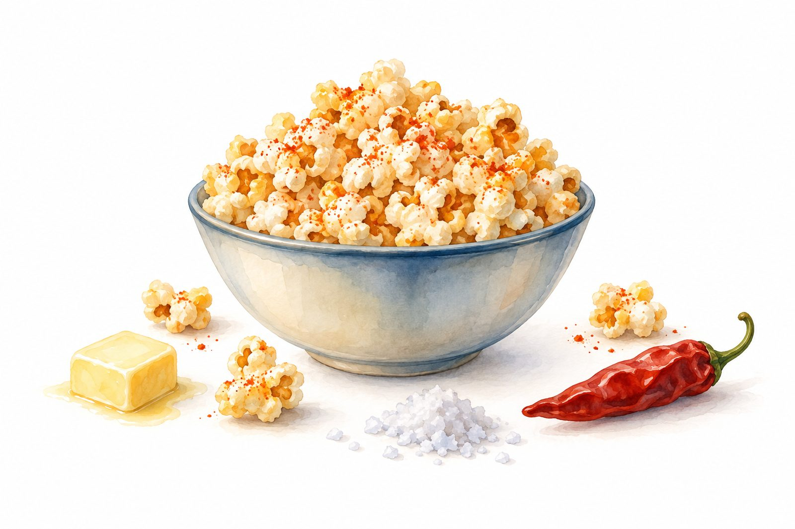 Popcorn Picant: Rețetă