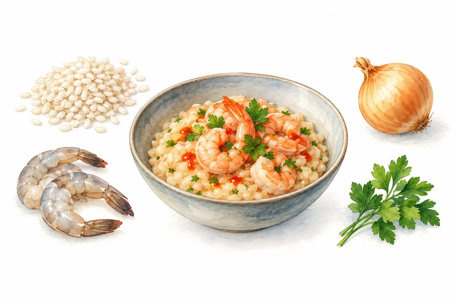 Risotto Picant cu Creveți: Rețetă