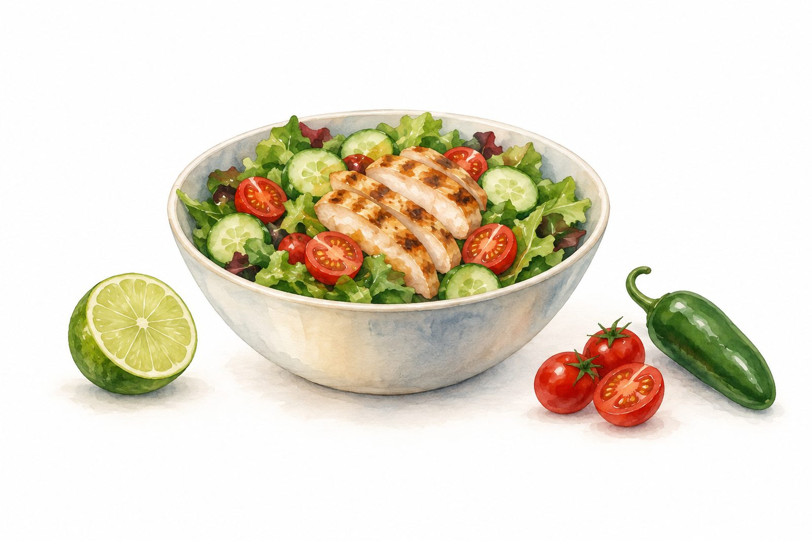 Salată de Pui Picantă: Rețetă