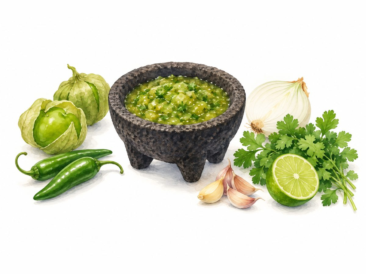 Salsa verde de tomatillo