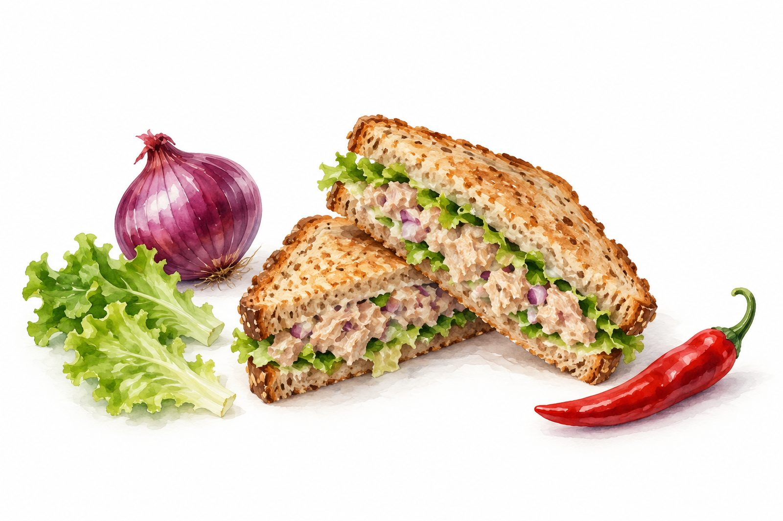 Sandwich cu Ton Picant: Rețetă