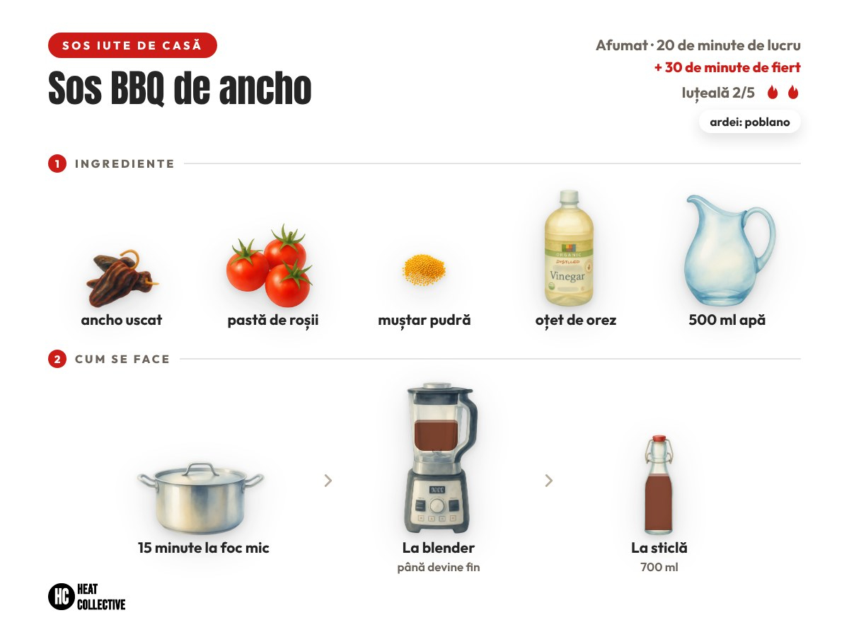 Sos BBQ de ancho