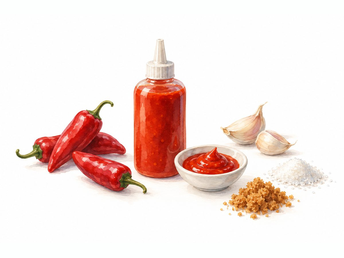 Sriracha fermentată de casă