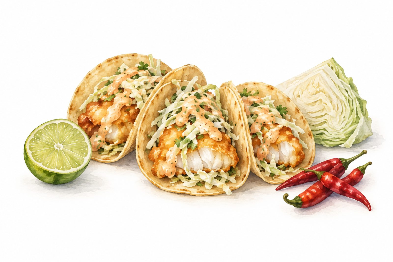 Tacos de Pește Picant: Rețetă