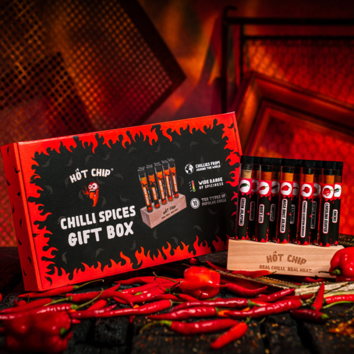 Hot-Chip Set Ardei Chili Măcinat 10 Varietăți 10×10g [4]