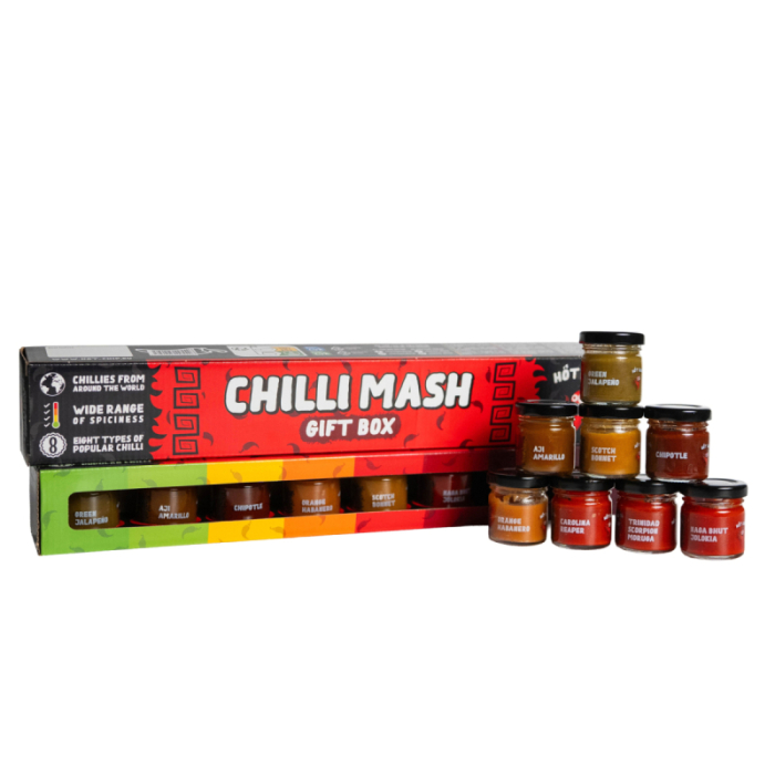 Hot-Chip Set Degustare Paste Chili opt Varietăți 8×35ml [3]