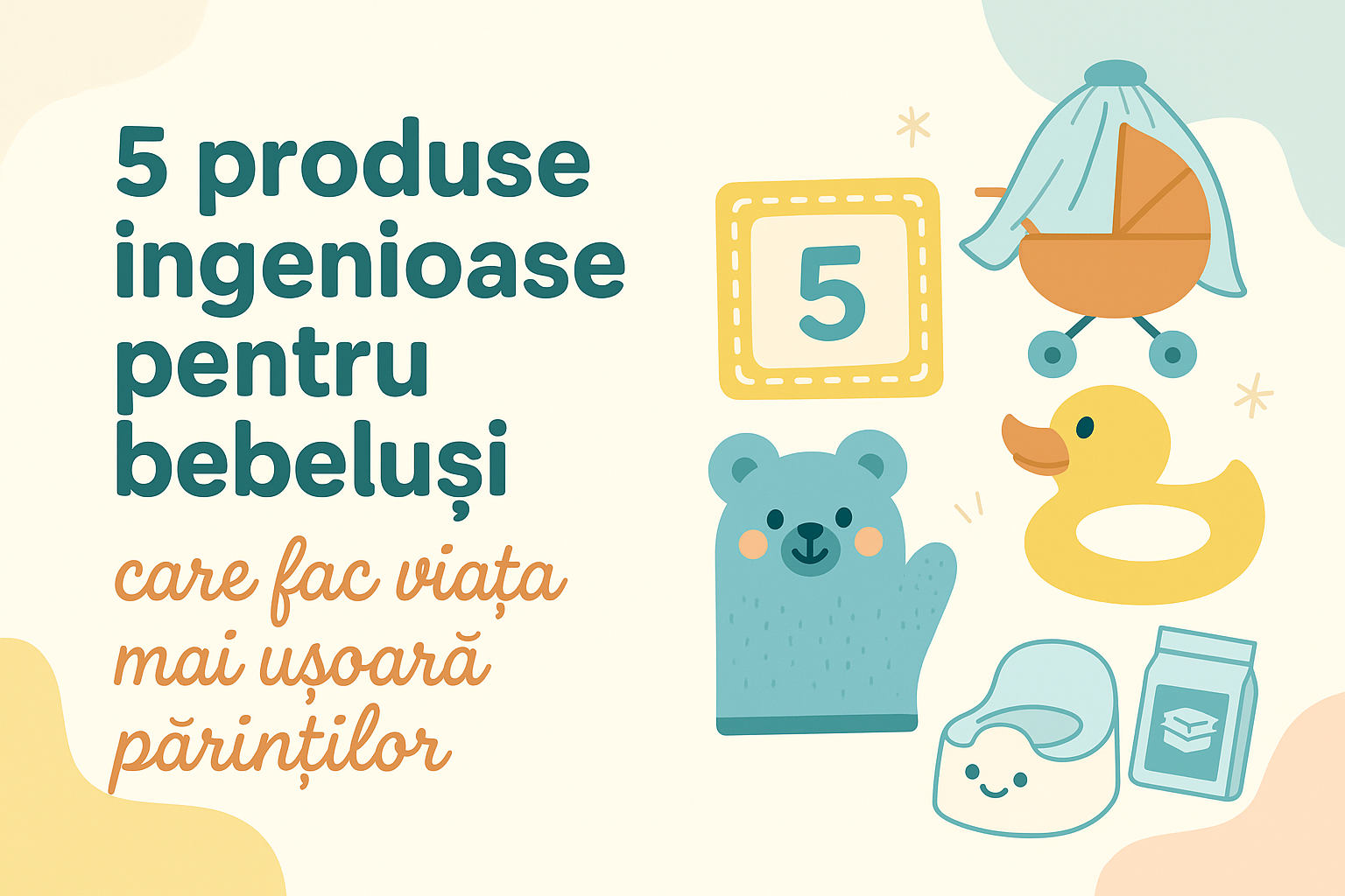 5 produse ingenioase pentru bebeluși care fac viața mai ușoară părinților – și sunt căutate în fiecare zi!
