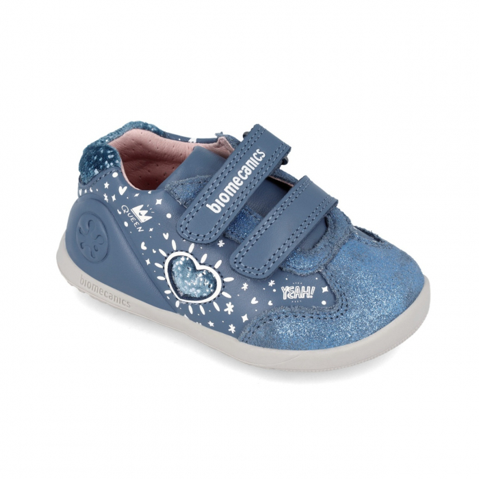 Adidasi primii pasi pentru copii biomecanics 241163, bleumarin) - imagine produs HeiBebe.ro [4]