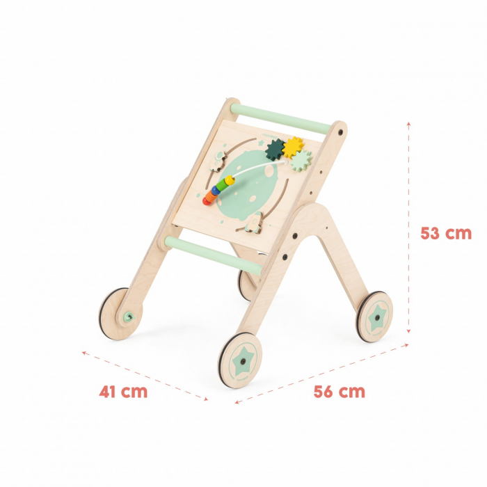 Antepremergator din lemn 4 in 1 mamatoyz cu masuta de activitati, - imagine produs HeiBebe.ro [7]
