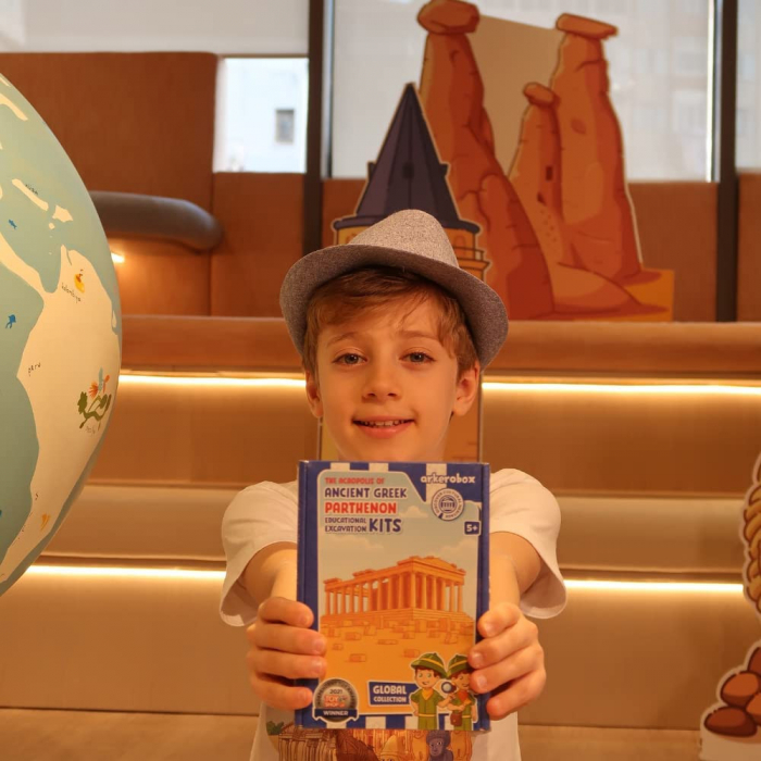 Arkerobox - set arheologic educational si puzzle 3d, grecia antica, parthenon - imagine produs HeiBebe.ro [5]