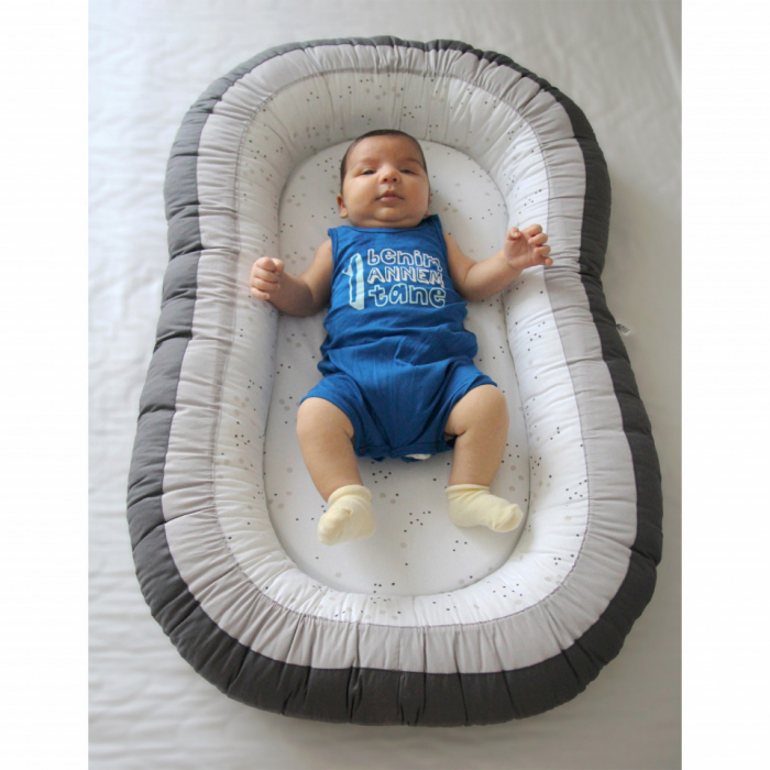 Babynest cu 2 fete babyjem luxury between parents - imagine produs HeiBebe.ro [4]