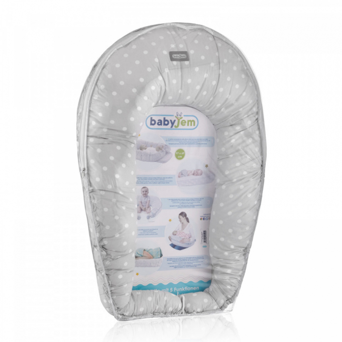 Babynest/ saltea reductor 5 in 1 babyjem cushion - imagine produs HeiBebe.ro [5]