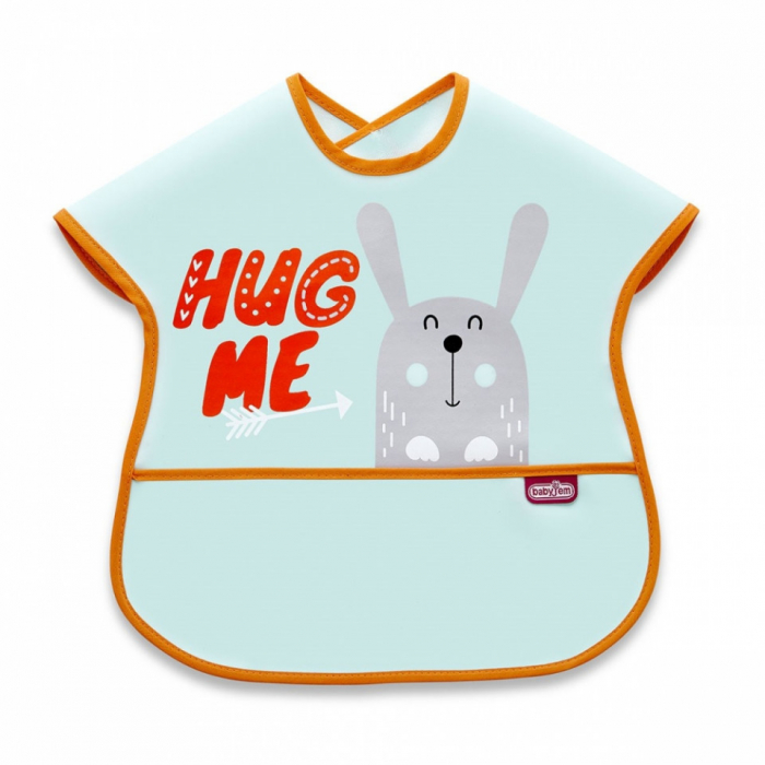Baveta babyjem cu buzunar poly large bib - imagine produs HeiBebe.ro [2]