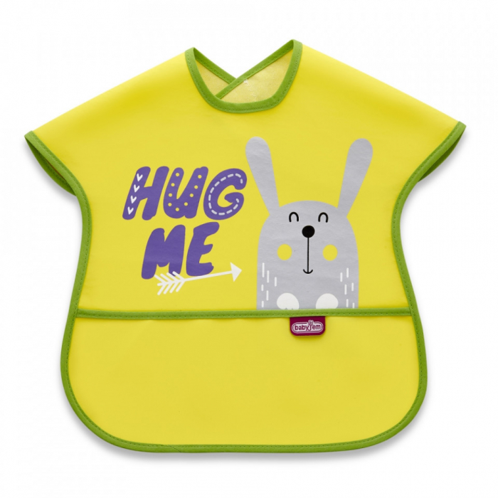 Baveta babyjem cu buzunar poly large bib - imagine produs HeiBebe.ro [4]