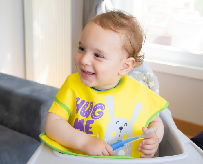 Baveta babyjem cu buzunar poly large bib - imagine produs HeiBebe.ro [8]