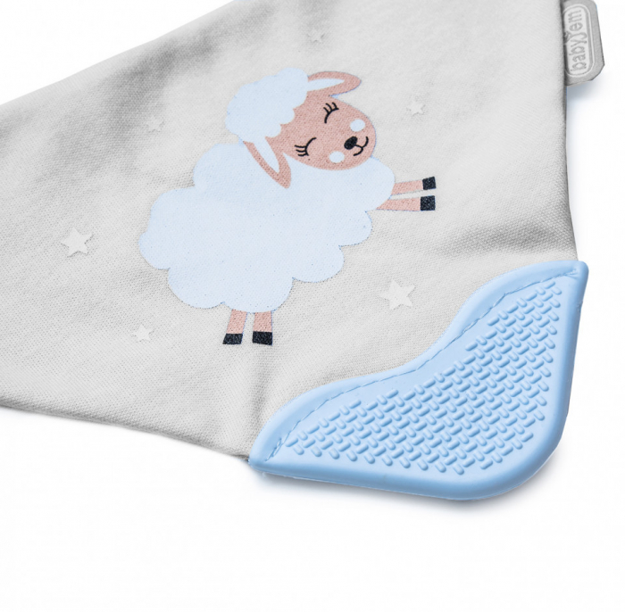 Baveta triunghi cu accesoriu dentitie babyjem cowboy bib - imagine produs HeiBebe.ro [6]