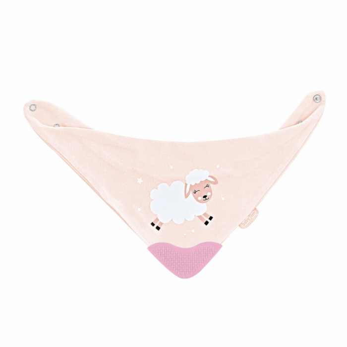 Baveta triunghi cu accesoriu dentitie babyjem cowboy bib - imagine produs HeiBebe.ro [5]