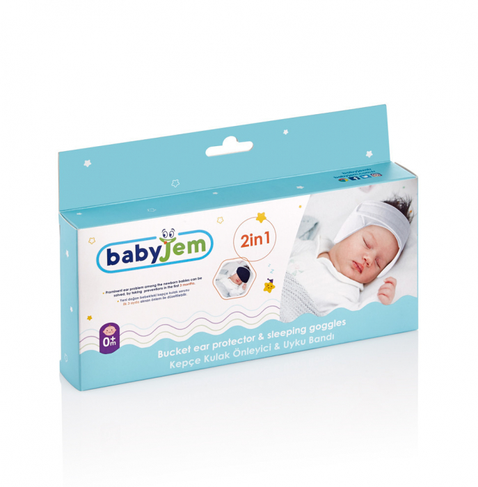 Bentita 2 in 1 pentru urechi babyjem, roz - imagine produs HeiBebe.ro [3]