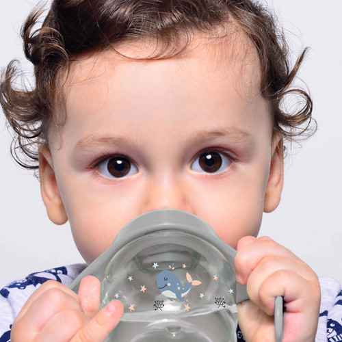 Biberon cu toarte si tetina din silicon babyjem - imagine produs HeiBebe.ro [2]