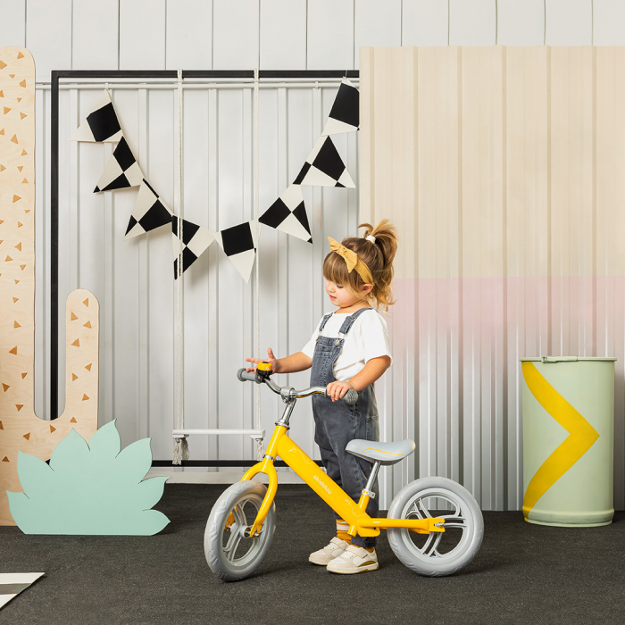 Bicicleta fara pedale nils, skiddou, galben - imagine produs HeiBebe.ro [8]