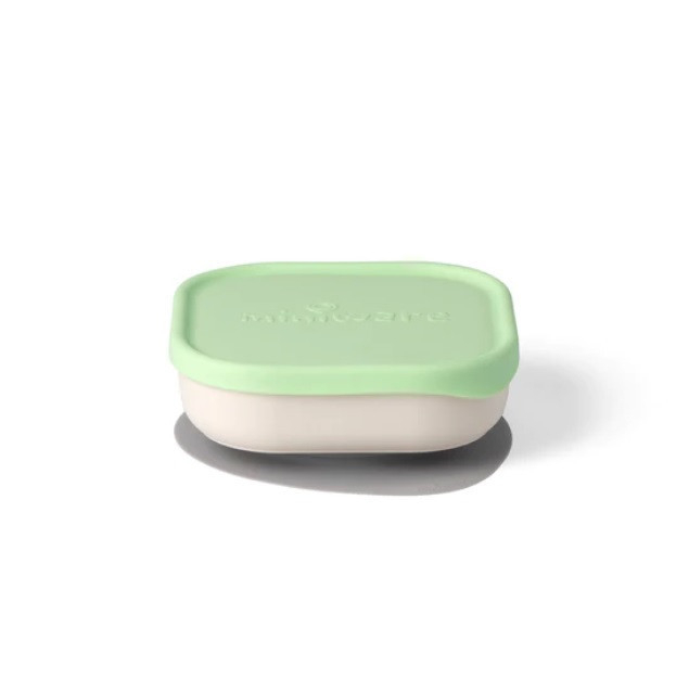 Bol pentru hrana bebelusi miniware snack bowl, 100% din materiale naturale biodegradabile, vanilla/key lime - imagine produs HeiBebe.ro [4]