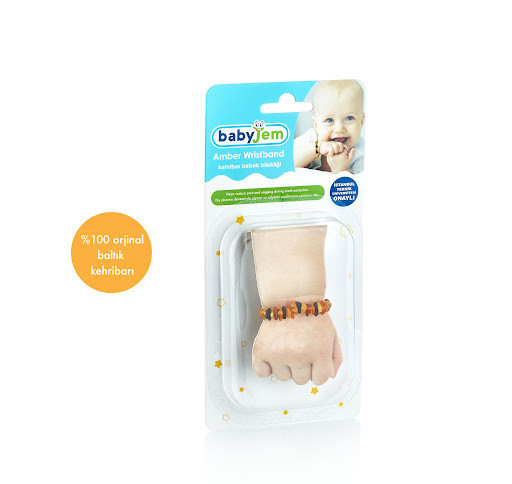 Bratara din chihlimbar pentru bebelusi babyjem - imagine produs HeiBebe.ro [2]