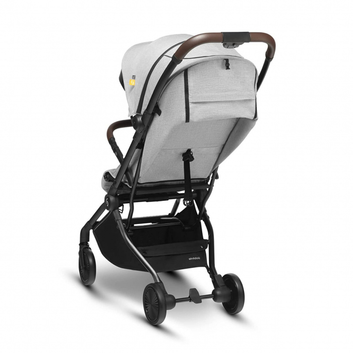 Carucior sport pliabil skiddou espoo+ normandic dream, ultracompact pentru calatorii, gri - imagine produs HeiBebe.ro [5]