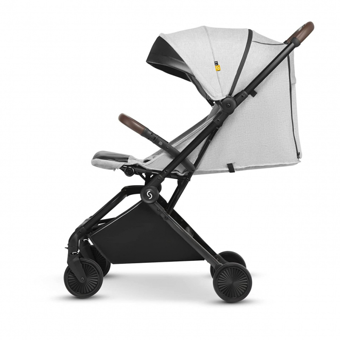 Carucior sport pliabil skiddou espoo+ normandic dream, ultracompact pentru calatorii, gri - imagine produs HeiBebe.ro [4]
