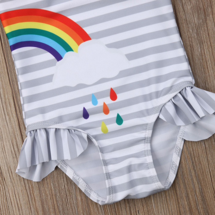 Costum de baie - curcubeu - gemene - imagine produs HeiBebe.ro [4]