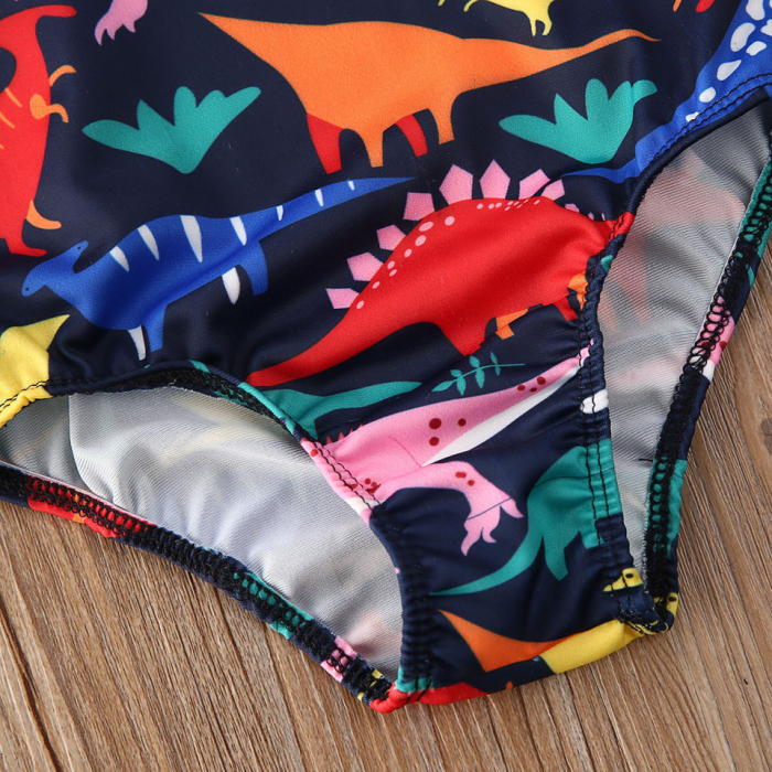 Costum de baie dinozauri colorati - imagine produs HeiBebe.ro [2]