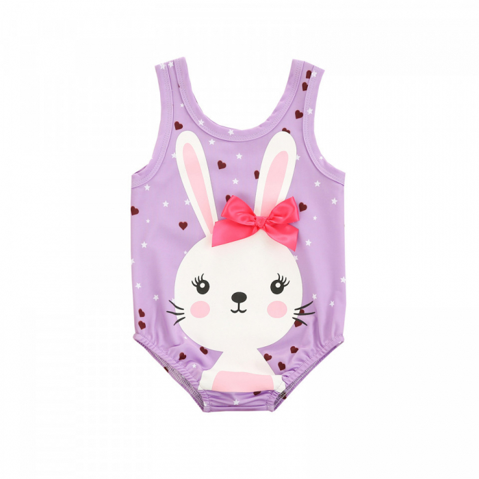 Costum de baie iepuri cu fundita - imagine produs HeiBebe.ro [5]
