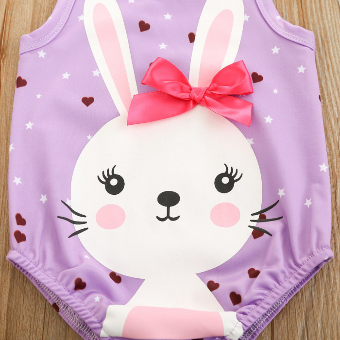 Costum de baie iepuri cu fundita - imagine produs HeiBebe.ro [8]