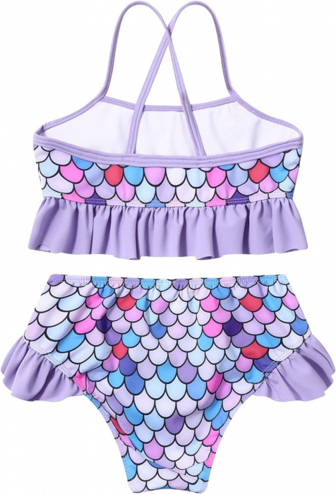 Costum de baie sirena cu solzi - imagine produs HeiBebe.ro [6]