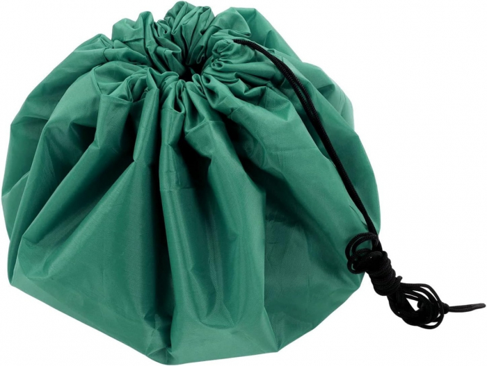 Covoras de joaca si saculet de jucarii 2 in 1 - verde - imagine produs HeiBebe.ro [2]